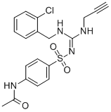 CAS#: 71795-25-0， N-(4-((((((2-Chlorophenyl)Methyl)Amino)(2-Propynylamino)Methylene)Amino)Sulfonyl)Phenyl)-Acetamide