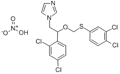 CAS#: 71821-19-7， 1-(2-(2,4-Dichlorophenyl)-2-(((3,4-Dichlorophenyl)Thio)Methoxy)Ethyl)- 1H-Imidazole Nitrate