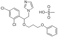CAS#: 71821-26-6， 1-(2-(2,4-Dichlorophenyl)-2-(3-Phenoxypropoxy)Ethyl)-1H-Imidazole Monomethanesulfonate