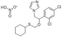 CAS#: 71821-29-9， 1-(2-((Cyclohexylthio)Methoxy)-2-(2,4-Dichlorophenyl)Ethyl)-1H-Imidazole Mononitrate