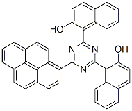 CAS#: 71832-82-1， 1,1'-[6-(Pyren-1-Yl)-1,3,5-Triazine-2,4-Diyl]Bis(2-Naphthalenol)