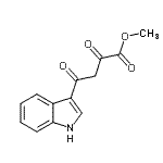 CAS 登录号：718603-58-8， 甲基4-(1H-吲哚-3-基)-2,4-二氧代丁酸酯