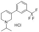 CAS#: 71863-73-5, 1,2,3,6-Tetrahydro-1-(1-Methylethyl)-5-(3-(Trifluoromethyl)Phenyl)Pyridine Hydrochloride