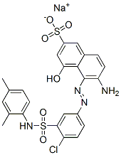 CAS#: 71873-39-7， Sodium 6-Amino-5-[[4-Chloro-3-[[(2,4-Dimethylphenyl)Amino]Sulphonyl]Phenyl]Azo]-4-Hydroxynaphthalene-2-Sulphonate