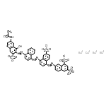 CAS 登录号：71873-48-8， 四钠7-{[4-({4-[(7-乙酰氨基-1-羟基-3-磺酸-2-萘基)偶氮]-1-萘基}偶氮)-6-磺酸-1-萘基]偶氮}-1,3-萘二磺酸酯