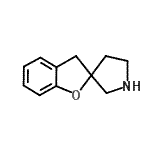 CAS#: 71916-78-4， 3H-Spiro[1-benzofuran-2,3'-pyrrolidine]