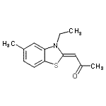 CAS#: 719277-25-5， (1Z)-1-(3-Ethyl-5-methyl-1,3-benzothiazol-2(3H)-ylidene)acetone