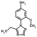 CAS#: 719297-53-7， 4-(5-Ethyl-1H-tetrazol-1-yl)-3-methoxyaniline