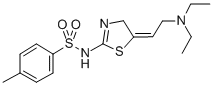 CAS#: 71933-25-0， N-(5-(2-(Diethylamino)Ethylidene)-4,5-Dihydro-2-Thiazolyl)-4-Methylbenzenesulfonamide