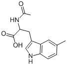 结构式 CAS# 71953-90-7, N-乙酰基-5-甲基-色氨酸