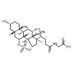 CAS#: 71977-73-6， N-[(3alpha,5beta,7alpha,8xi,12alpha)-3,12-Dihydroxy-24-oxo-7-(sulfooxy)cholan-24-yl]glycine