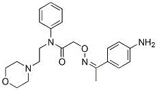 CAS#: 72004-04-7, p-Amino-Acetophenone O-(((2-Morpholinoethyl)Phenylamino)Carbonylmethyl) Oxime