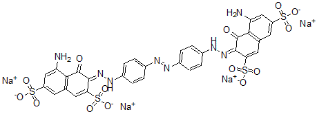 CAS#: 72017-89-1， Tetrasodium (3Z)-5-Amino-3-[[4-[4-[(2Z)-2-(8-Amino-1-Oxo-3,6-Disulfonatonaphthalen-2-Ylidene)Hydrazinyl]Phenyl]Diazenylphenyl]Hydrazinylidene]-4-Oxonaphthalene-2,7-Disulfonate