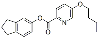 CAS#: 72133-55-2, 2,3-Dihydro-1H-Inden-5-Yl 5-Butoxypyridine-2-Carboxylate