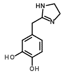 CAS#: 72143-18-1， 4-(4,5-Dihydro-1H-imidazol-2-ylmethyl)-1,2-benzenediol