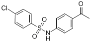CAS#: 72178-38-2， N-(4-Acetylphenyl)-4-Chloro-Benzenesulfonamide