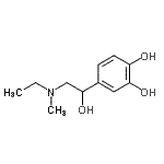 CAS#: 721917-87-9， 4-{2-[Ethyl(methyl)amino]-1-hydroxyethyl}-1,2-benzenediol