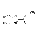 CAS#: 721928-15-0， Ethyl 4,5-bis(bromomethyl)-1,3-thiazole-2-carboxylate