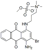 CAS#: 72208-24-3， 3-[(4-Amino-3-Bromo-9,10-Dihydro-9,10-Dioxo-1-Anthryl)Amino]Propyltrimethylammonium Methyl Sulphate
