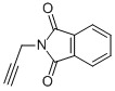 结构式 CAS# 7223-50-9, 2-(2-丙炔-1-基)-1H-异吲哚-1,3(2H)-二酮