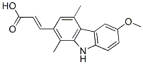 CAS#: 72237-86-6， 3-(6-Methoxy-1,4-Dimethyl-9H-Carbazol-2-Yl)Acrylic Acid