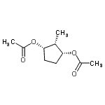 CAS#: 72242-40-1， (1R,2s,3S)-2-Methyl-1,3-cyclopentanediyl diacetate