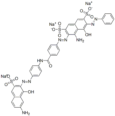 CAS#: 72245-55-7， 4-Amino-3-[[4-[[[4-[(7-Amino-1-Hydroxy-3-Sulfo-2-Naphthalenyl)Azo]Phenyl]Amino ]Carbonyl]Phenyl]Azo]-5-Hydroxy-6-(Phenylazo)-2,7-Naphthalenedisulfonic Acid Sodium Salt