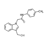 CAS#: 722468-69-1， 2-[3-(Hydroxymethyl)-1H-indol-1-yl]-N-(4-methylphenyl)acetamide