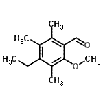 CAS#: 722494-73-7， 4-Ethyl-2-methoxy-3,5,6-trimethylbenzaldehyde