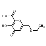 CAS#: 722500-53-0， 6-(Ethoxymethyl)-3-hydroxy-4-oxo-4H-pyran-2-carboxylic acid
