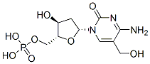 structure of CAS# 7226-77-9, 5-Hydroxymethyldeoxycytidine Monophosphate;4-Amino-1-[(2R,4S,5R)-4-Hydroxy-5-(Hydroxymethyl)Tetrahydrofuran-2-Yl]-5-(Hydroxymethyl)Pyrimidin-2-One;4-Amino-1-[(2R,4S,5R)-4-Hydroxy-5-(Hydroxymethyl)-2-Tetrahydrofuranyl]-5-(Hydroxymethyl)-2-Pyrimidinone;4-Amino-1-[(2R,4S,5R)-4-Hydroxy-5-Methylol-Tetrahydrofuran-2-Yl]-5-Methylol-Pyrimidin-2-One