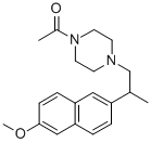 CAS#: 72278-79-6， 1-[4-[2-(6-Methoxynaphthalen-2-Yl)Propyl]Piperazin-1-Yl]Ethanone