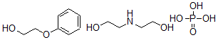 CAS#: 72283-39-7, 2-(2-Hydroxyethylamino)Ethanol, 2-Phenoxyethanol, Phosphoric Acid