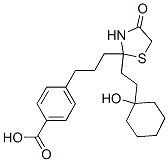 CAS#: 72313-44-1， 4-[3-[3-[2-(1-Hydroxycyclohexyl)Ethyl]-4-Oxo-1,3-Thiazolidin-2-Yl]Propyl]Benzoic Acid
