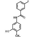 CAS#: 723261-32-3， 3-Fluoro-N-(3-hydroxy-4-methylphenyl)benzamide