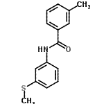 CAS#: 723262-72-4， 3-Methyl-N-[3-(methylsulfanyl)phenyl]benzamide