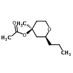 CAS#: 723340-89-4， (2S,4S)-4-Methyl-2-propyltetrahydro-2H-pyran-4-yl acetate