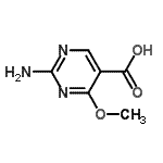 CAS#: 72418-38-3， 2-Amino-4-methoxy-5-pyrimidinecarboxylic acid
