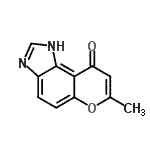 CAS#: 72435-16-6， 7-Methylchromeno[5,6-d]imidazol-9(1H)-one