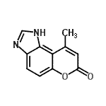 CAS#: 72435-17-7， 9-Methylchromeno[5,6-d]imidazol-7(1H)-one