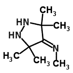 CAS#: 72443-16-4， N,3,3,5,5-Pentamethyl-4-pyrazolidinimine