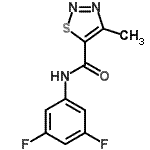 CAS#: 724435-68-1， N-(3,5-Difluorophenyl)-4-methyl-1,2,3-thiadiazole-5-carboxamide