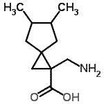 CAS#: 724773-04-0， 1-(Aminomethyl)-5,6-dimethylspiro[2.4]heptane-1-carboxylic acid