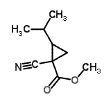 CAS#: 724773-45-9， Methyl 1-cyano-2-isopropylcyclopropanecarboxylate
