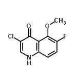 CAS#: 724787-66-0， 3-Chloro-6-fluoro-5-methoxy-4(1H)-quinolinone