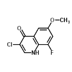 CAS#: 724789-61-1， 3-Chloro-8-fluoro-6-methoxy-4(1H)-quinolinone