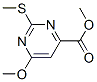 CAS#: 7249-19-6， Methyl 6-Methoxy-2-Methylsulfanyl-Pyrimidine-4-Carboxylate