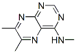 CAS#: 7252-74-6， 6,7-Dimethyl-4-(Methylamino)-Pteridine 