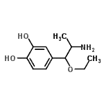 CAS#: 725200-35-1， 4-(2-Amino-1-ethoxypropyl)-1,2-benzenediol