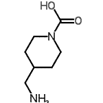 CAS#: 725211-61-0， 4-(Aminomethyl)-1-piperidinecarboxylic acid